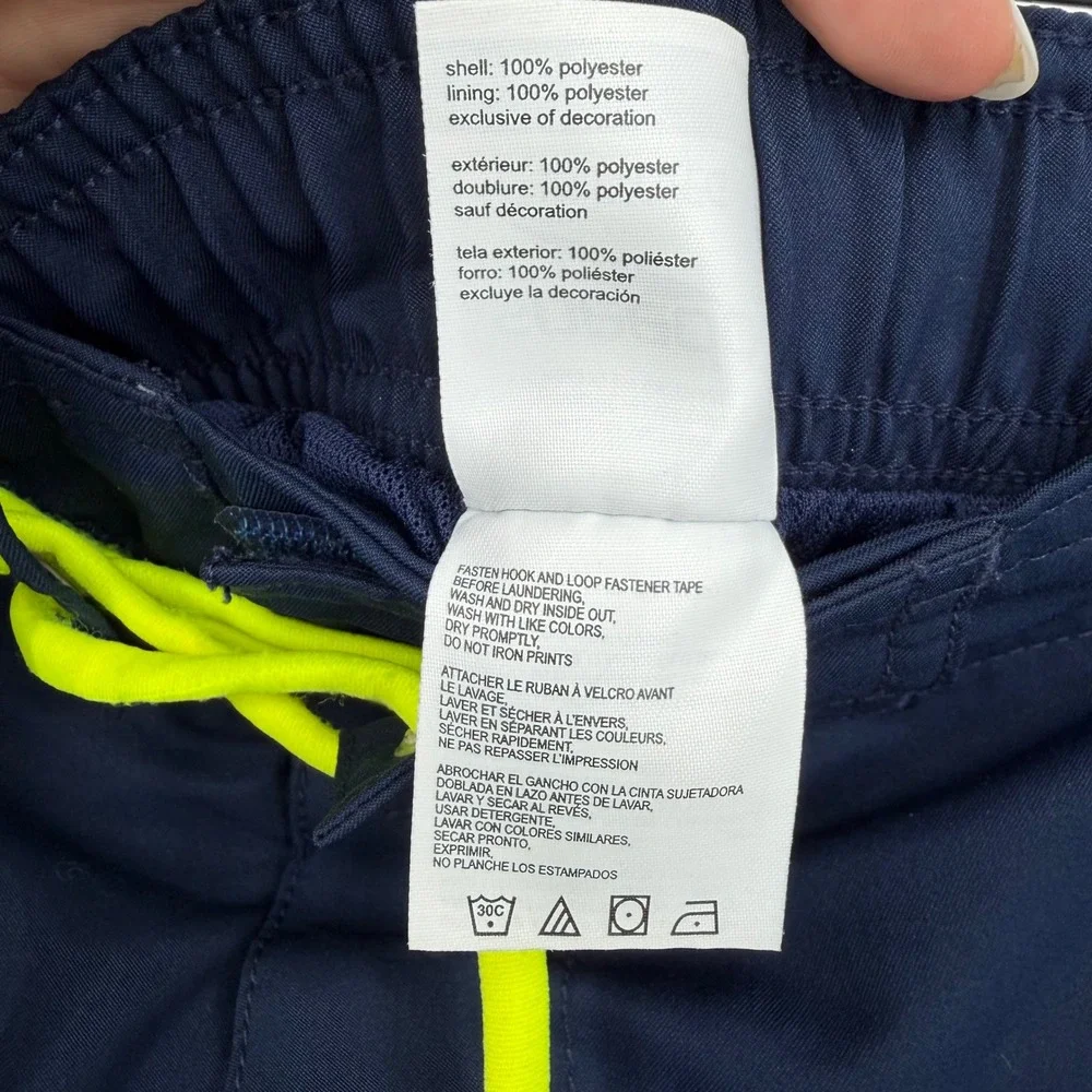 Speedo‎ Swim Trunks Mens XL Navy Blue Excellent Tropical Floral Board Shorts